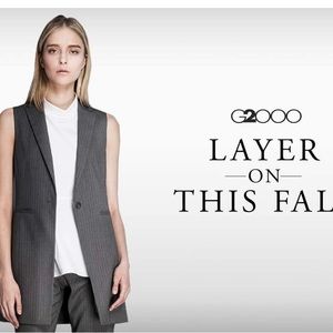 G2000 Sleeveless Waist Coat, Size 32 (US 4)